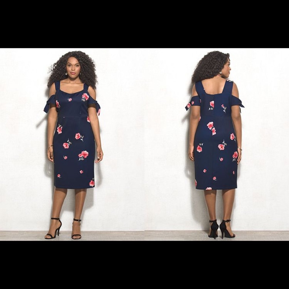Ashley Graham Beyond Floral Dress